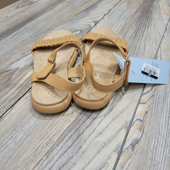 Cat & Jack Sandals Girls Size 1 Brown - Picture 5 of 9